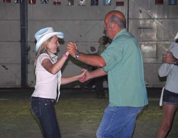 091 Emma flings Mike around the floor