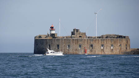 Clearwater arriving in Cherbourg