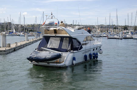 Princess Adrianne entering Chanteray Marina