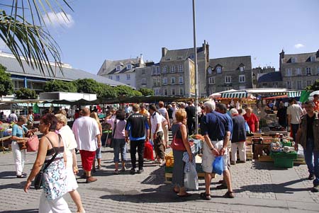 Cherbourg Market's hustle and bussle