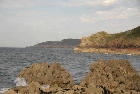 Rugged coastline