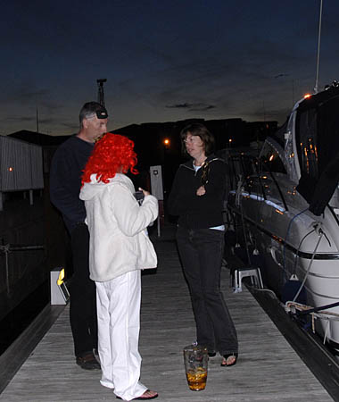 Barbara & Dave chat to little Miss Redhead