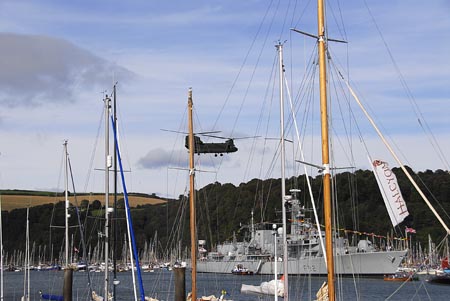 06 Giving HMS Somerset a good Blowing