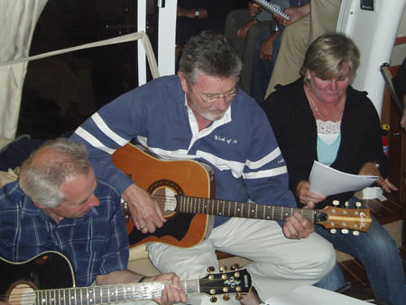 Clive and Pete Play while everyone sings away