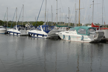 All moored up in Island Harbour