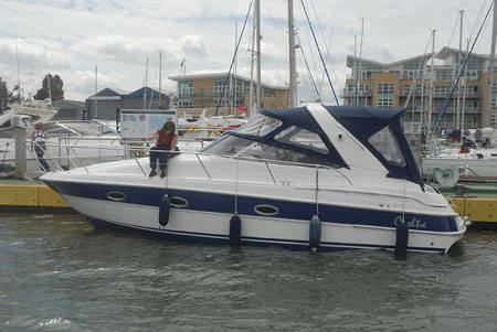 Cushti waiting for fuel at Gosport marina