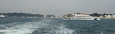 07 Leaving Poole Harbour behind